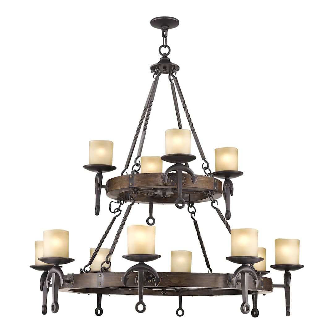 Cape May 12 Light 2 Tier Chandelier