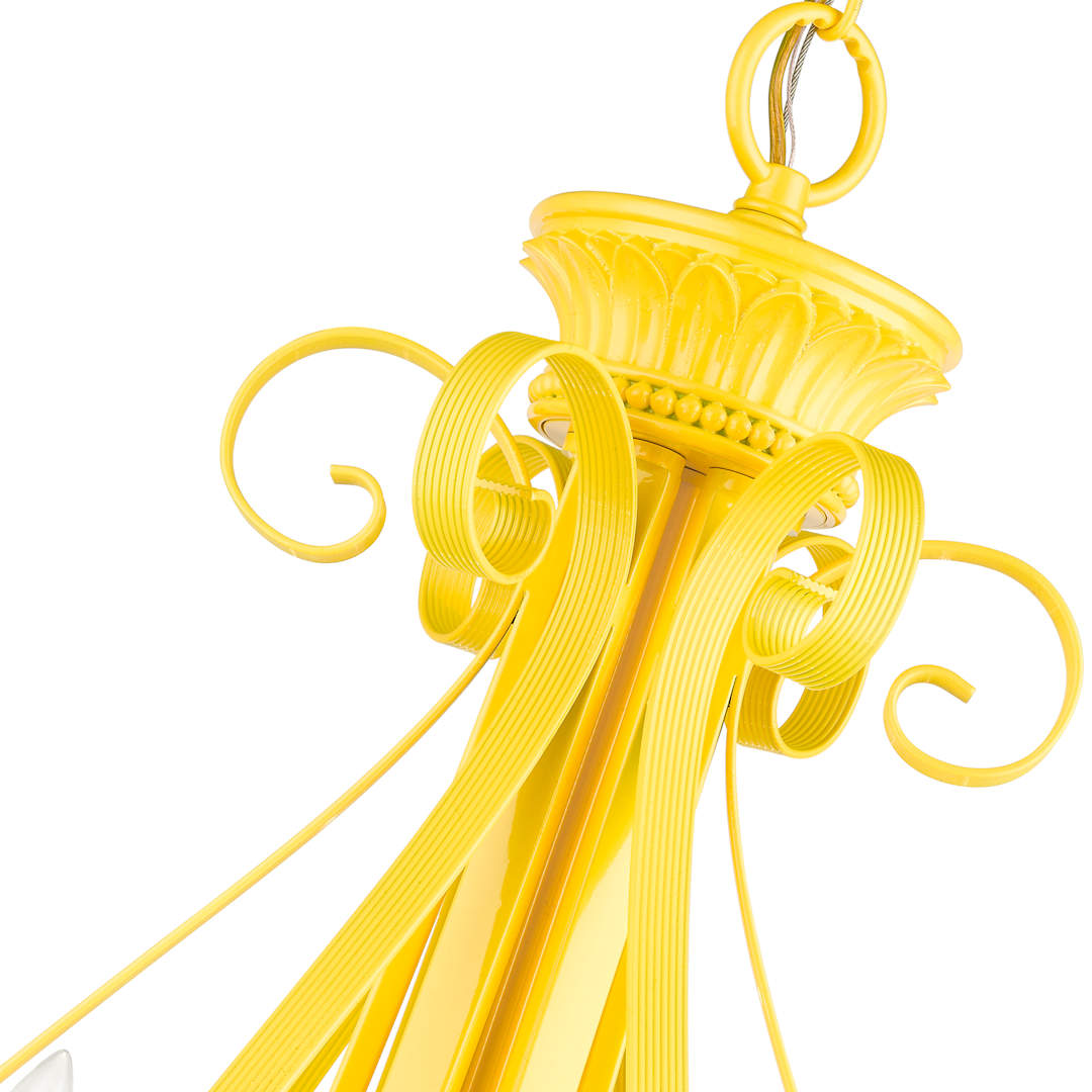 Valencia 6 Light 35" Wide Taper Candle Style Chandelier