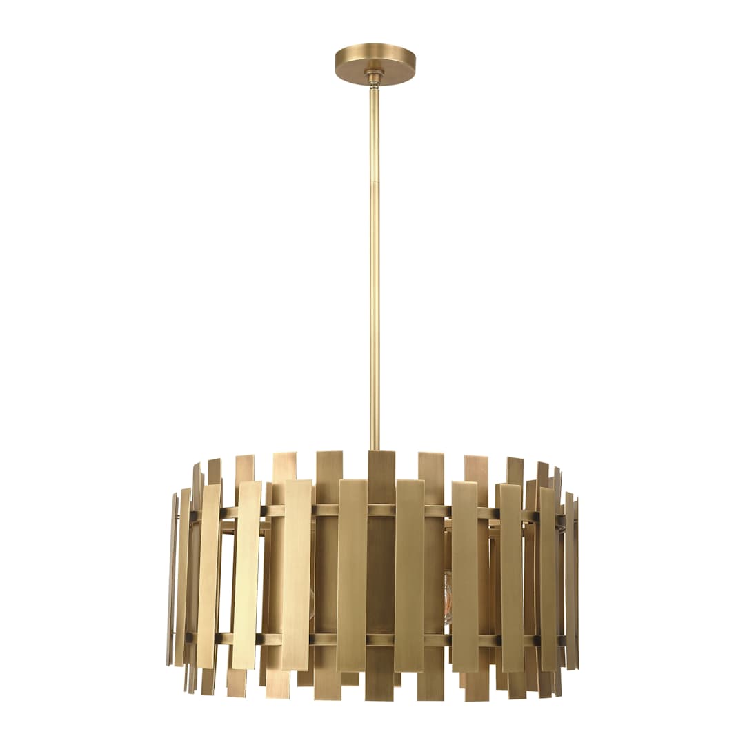 Greenwich 6 Light 24" Wide Drum Chandelier