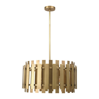 Greenwich 6 Light 24" Wide Drum Chandelier