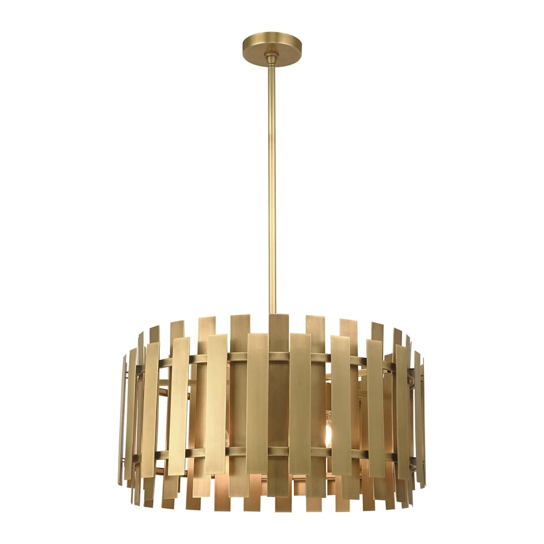 Greenwich 6 Light 24" Wide Drum Chandelier