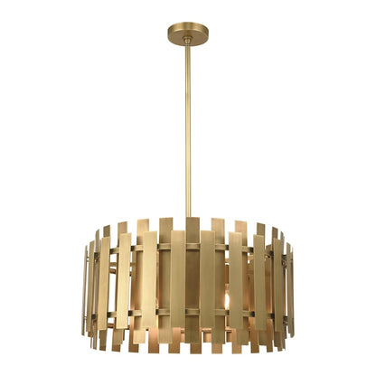 Greenwich 6 Light 24" Wide Drum Chandelier