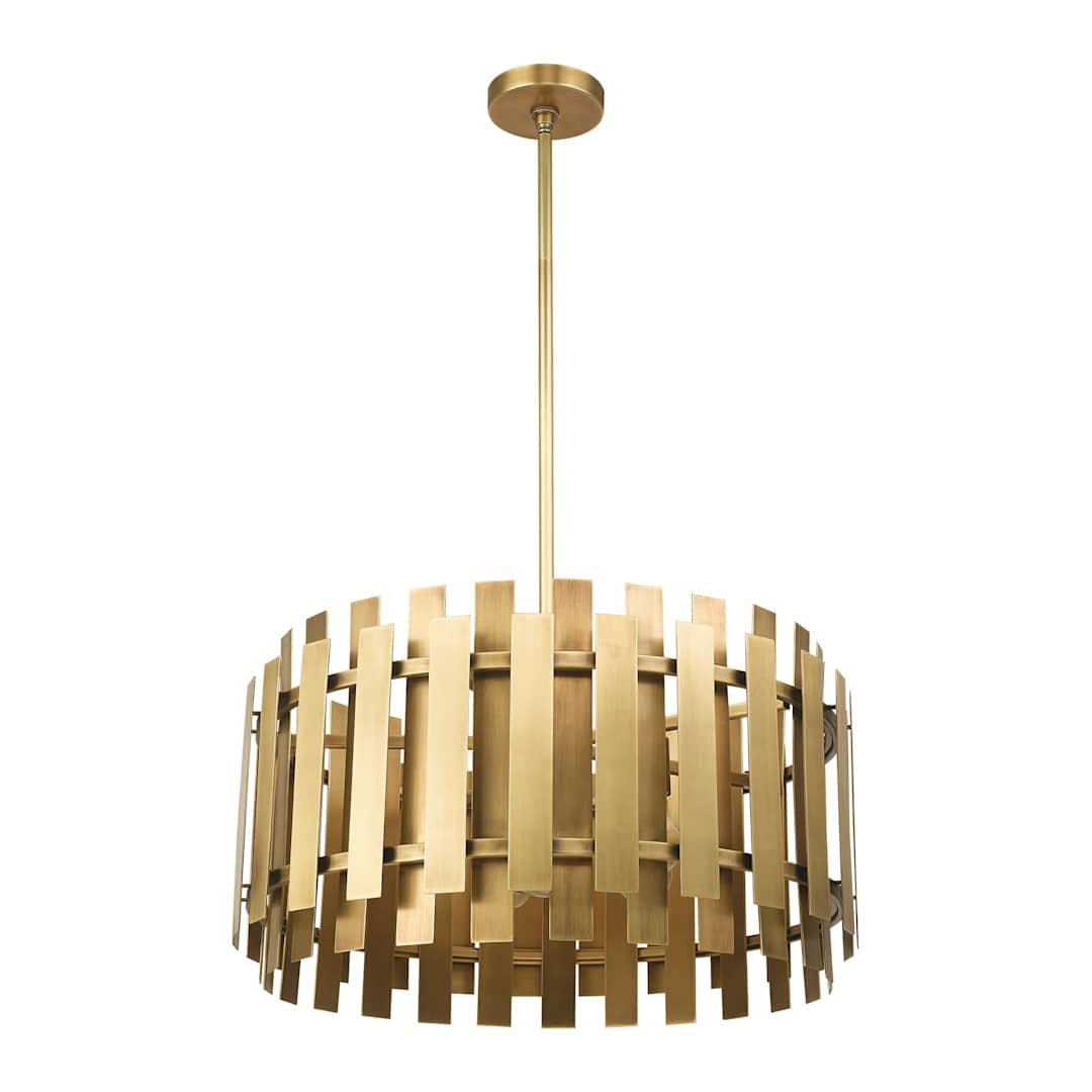 Greenwich 6 Light 24" Wide Drum Chandelier