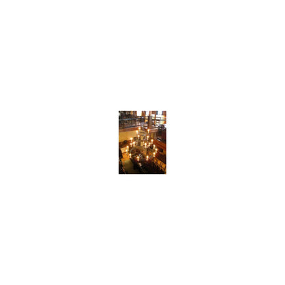 Warwick 21 Light 72" Wide Taper Candle Style Chandelier - Dark Roast Finish