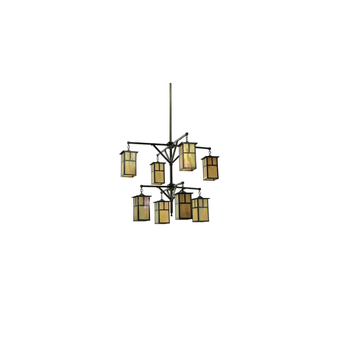 Hyde Park T Mission 8 Light 52" Wide Chandelier