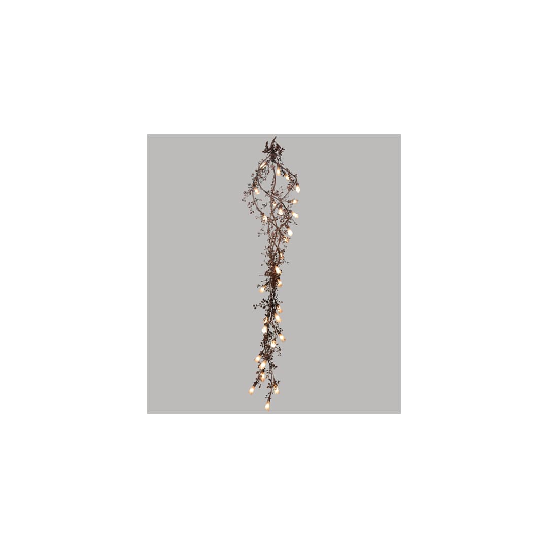 Vinca Vine 30 Light 54" Wide Wrought Iron Waterfall Chandelier