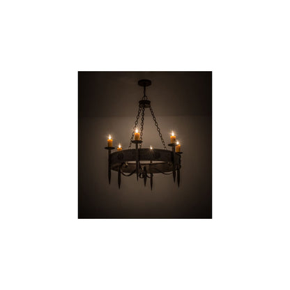 Calandra 6 Light 36" Wide Taper Candle Style Chandelier