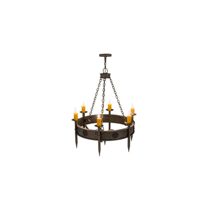 Calandra 6 Light 36" Wide Taper Candle Style Chandelier