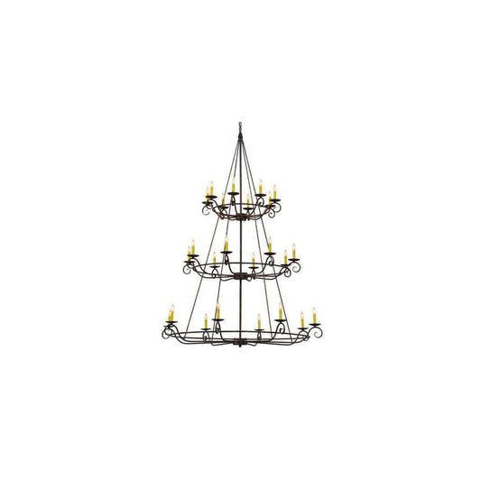 Estrella 24 Light 60" Wide Taper Candle Style Chandelier