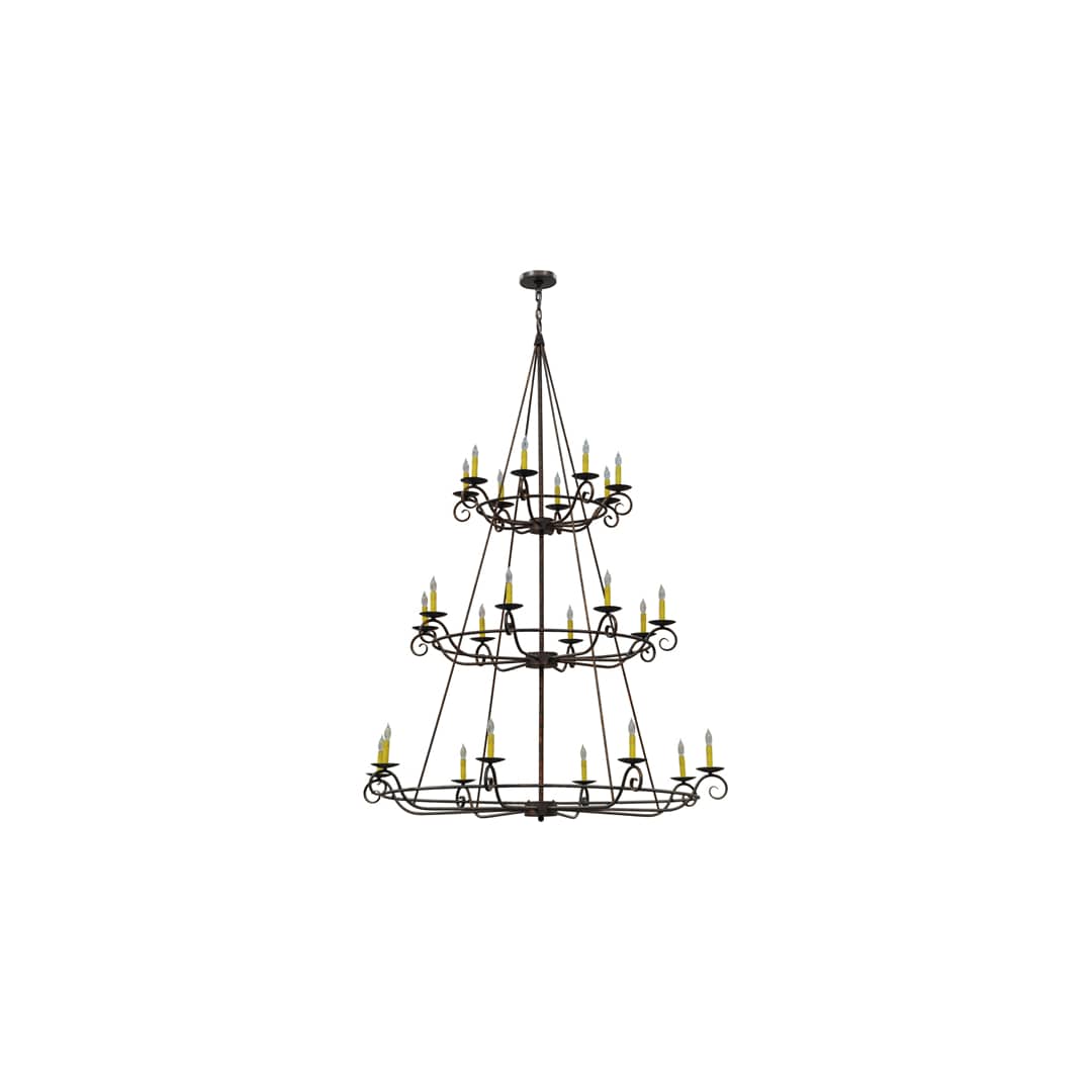 Estrella 24 Light 60" Wide Taper Candle Style Chandelier