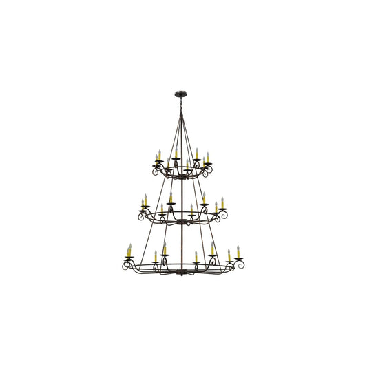 Estrella 24 Light 60" Wide Taper Candle Style Chandelier