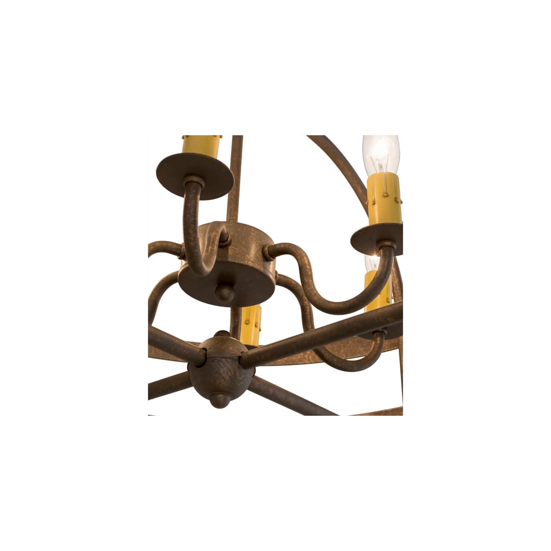 Aldari 6 Light 22" Wide Taper Candle Style Chandelier
