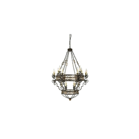 Isabo 24 Light 48" Wide Taper Candle Style Chandelier