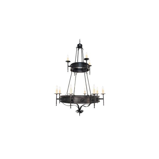 Lorenzo 12 Light 48" Wide Taper Candle Style Chandelier
