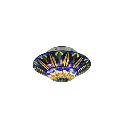 Tampa Bay 12 Light 60" Wide Semi-Flush Bowl Ceiling Fixture - Oil Rubbed Bronze Finish