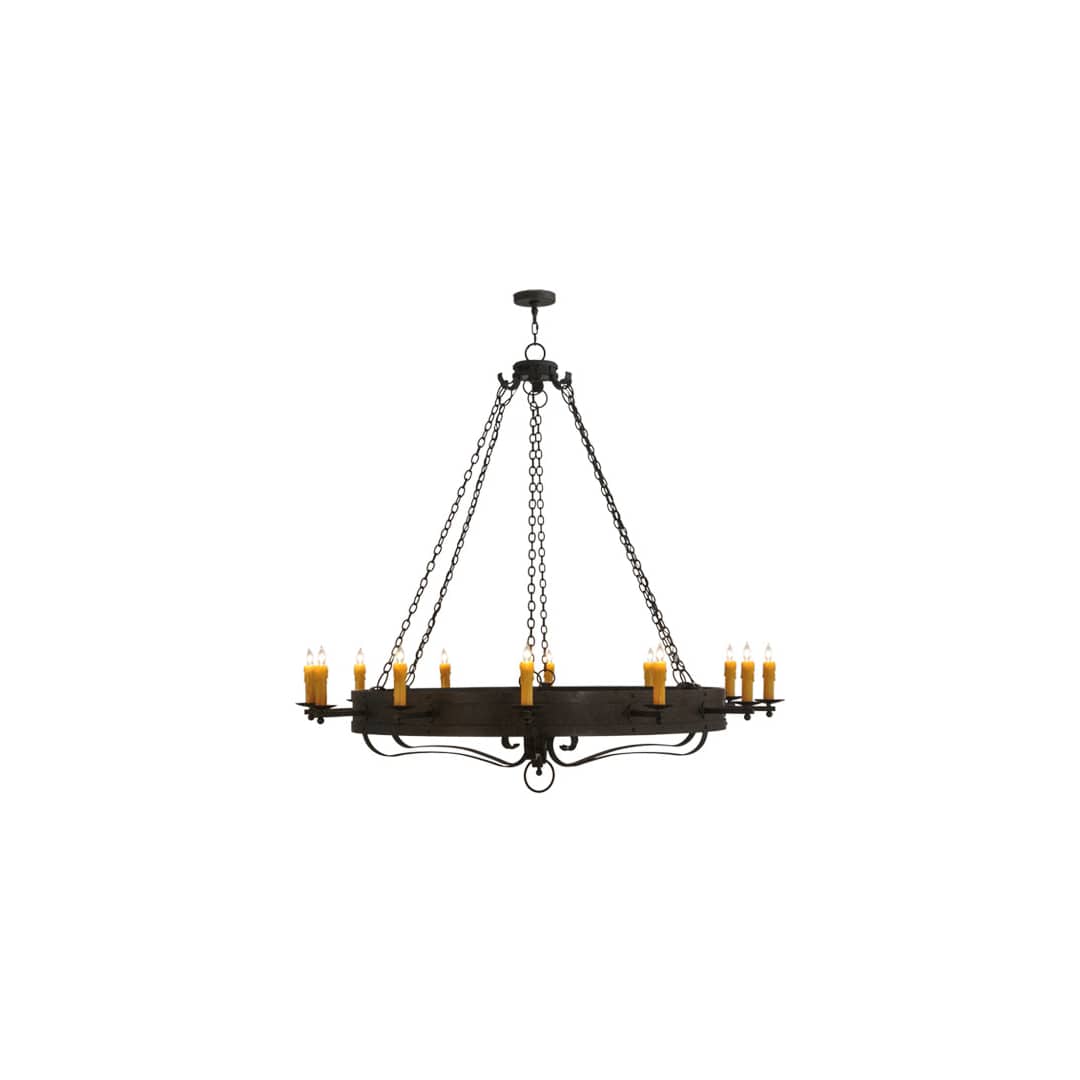 Parnella 12 Light 72" Wide Taper Candle Style Chandelier