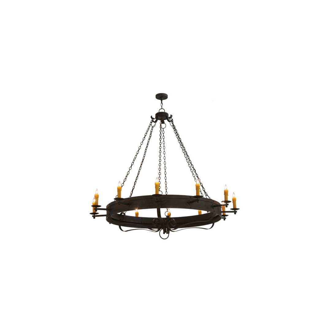 Parnella 12 Light 72" Wide Taper Candle Style Chandelier