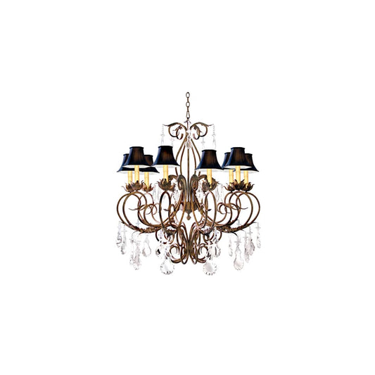 Felicia 10 Light 42" Wide Crystal Chandelier