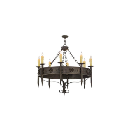 Calandra 8 Light 42" Wide Taper Candle Style Chandelier
