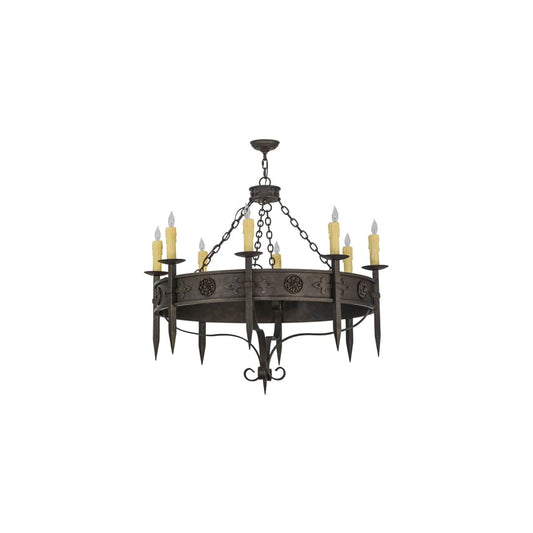 Calandra 8 Light 42" Wide Taper Candle Style Chandelier