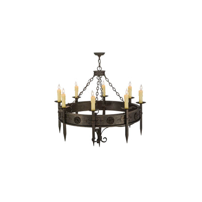Calandra 8 Light 42" Wide Taper Candle Style Chandelier