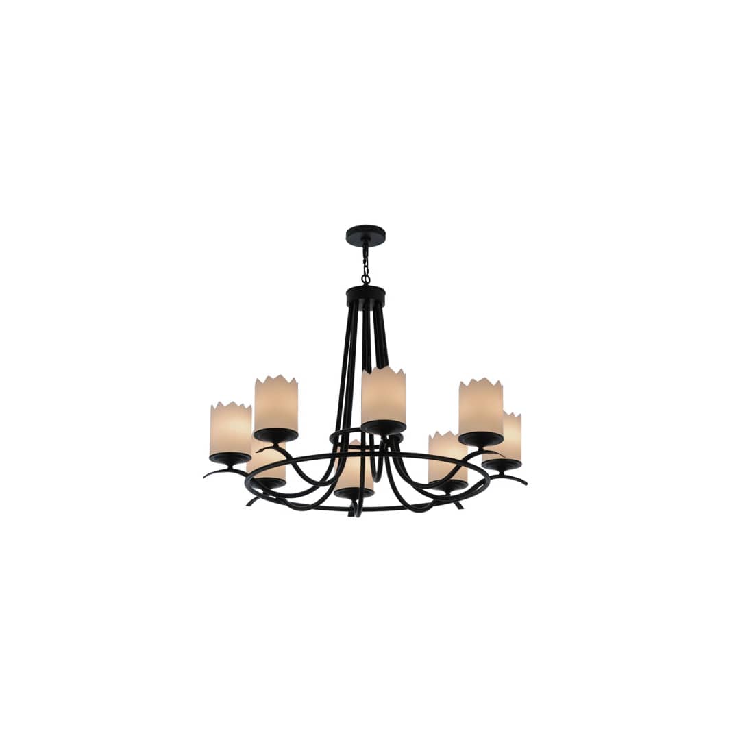 Octavia 8 Light 48" Wide Pillar Candle Style Chandelier