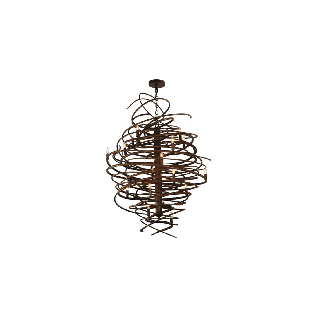 Cyclone 18 Light 36" Wide Taper Candle Style Chandelier
