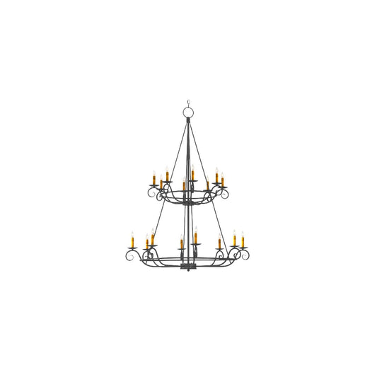 Estrella 16 Light 45" Wide Taper Candle Style Chandelier
