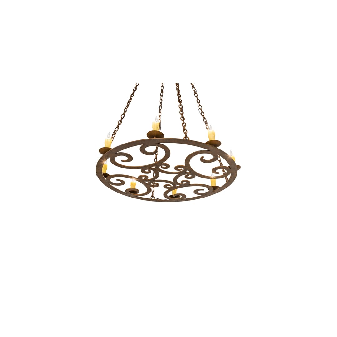 Ashley 8 Light 42" Wide Taper Candle Style Chandelier