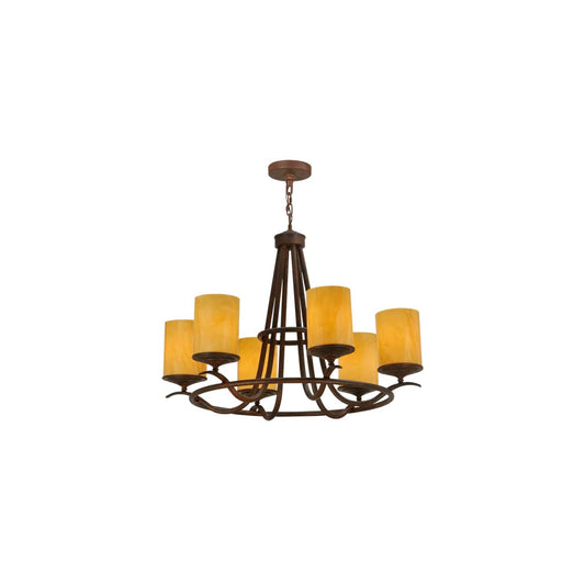 Octavia 6 Light 36" Wide Pillar Candle Style Chandelier