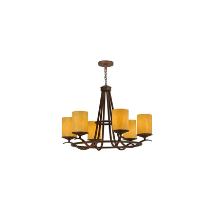 Octavia 6 Light 36" Wide Pillar Candle Style Chandelier
