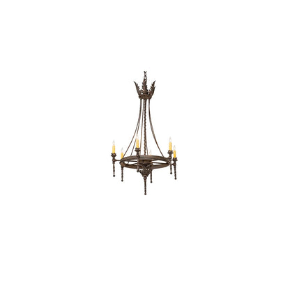 Amaury 6 Light 24" Wide Taper Candle Style Chandelier