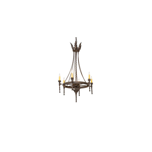 Amaury 6 Light 24" Wide Taper Candle Style Chandelier