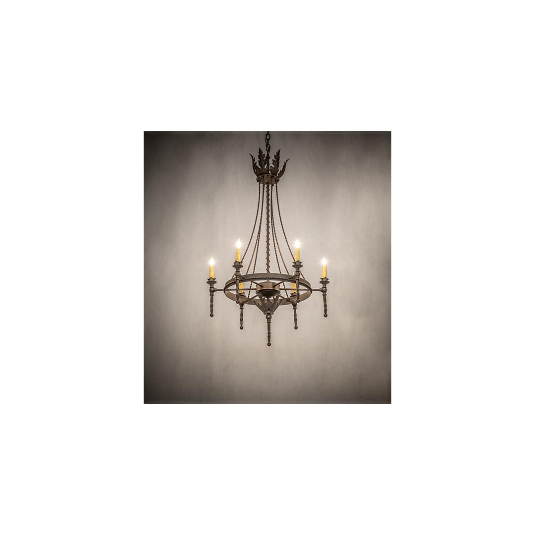 Amaury 6 Light 24" Wide Taper Candle Style Chandelier