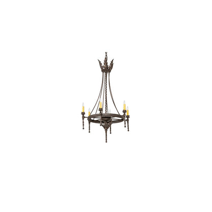 Amaury 6 Light 24" Wide Taper Candle Style Chandelier