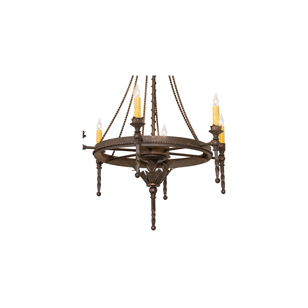 Amaury 6 Light 24" Wide Taper Candle Style Chandelier