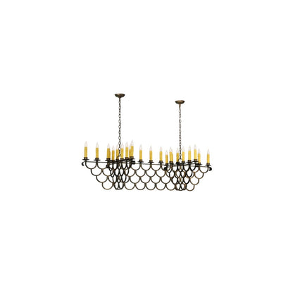 Picadilly 23 Light 32" Wide Taper Candle Style Chandelier