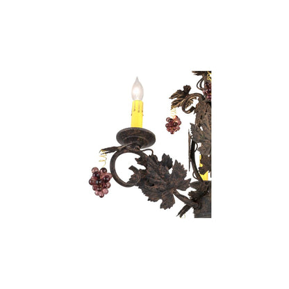 Vineyard 3 Light 18" Wide Taper Candle Style Chandelier