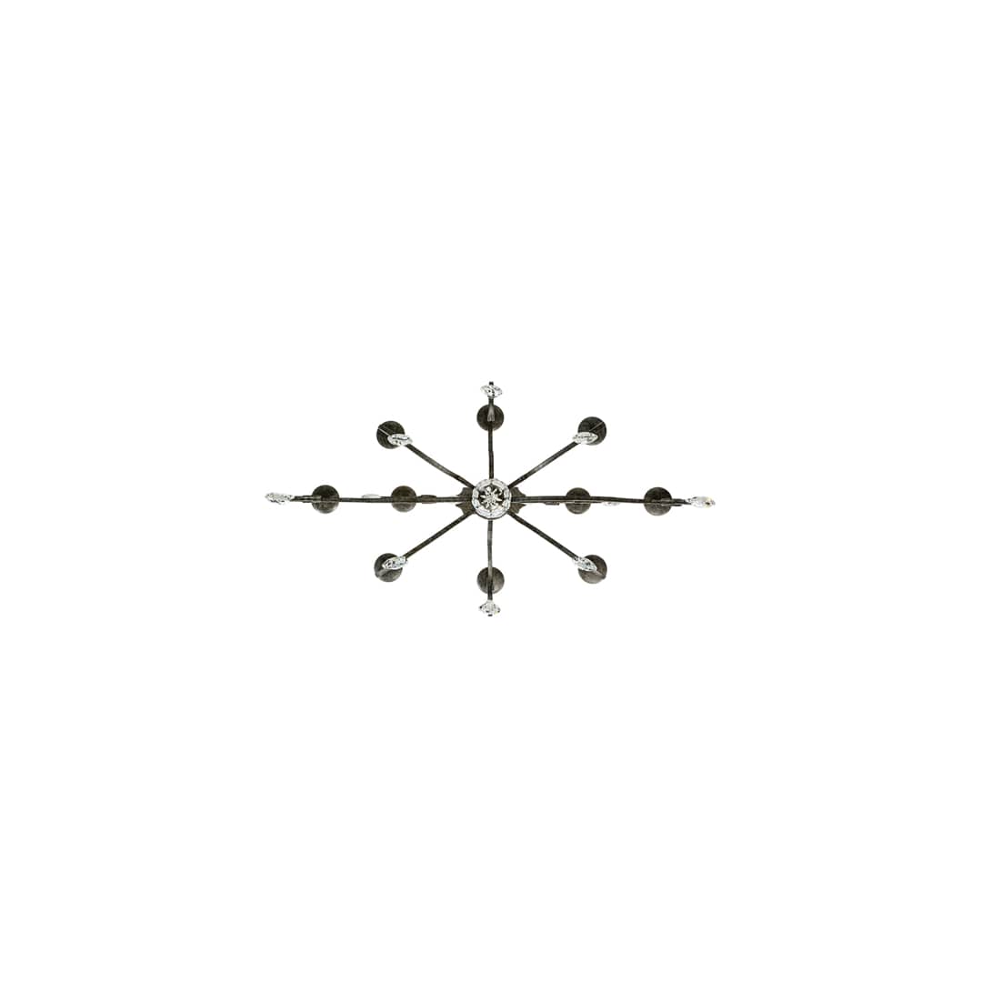 Celine 10 Light 28" Wide Crystal Candle Style Chandelier