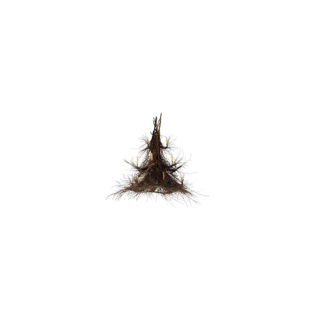 Twigs 15 Light 72" Wide Taper Candle Style Chandelier