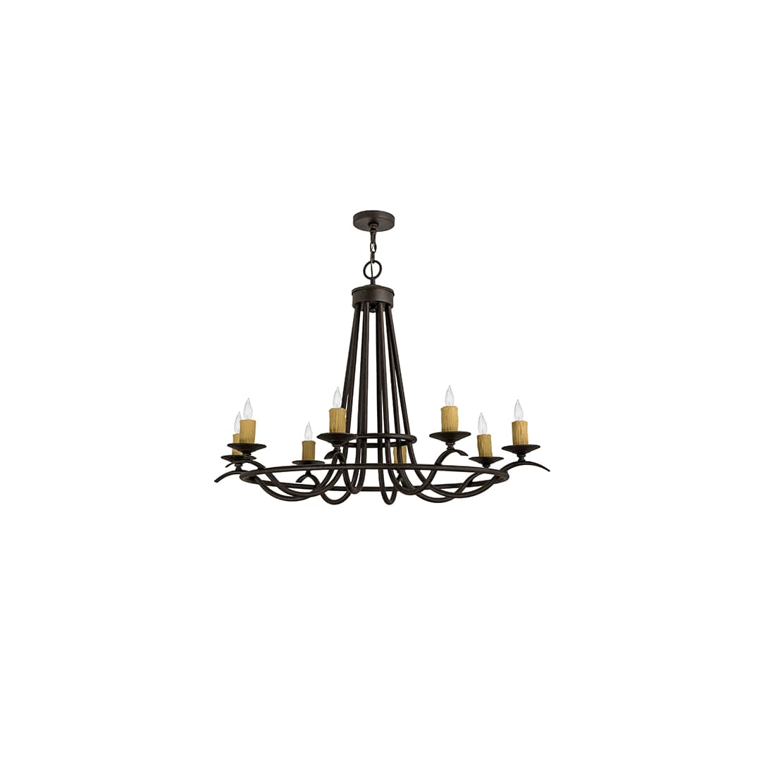 Octavia 8 Light 38" Wide Taper Candle Style Chandelier