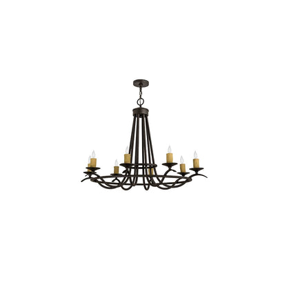 Octavia 8 Light 38" Wide Taper Candle Style Chandelier