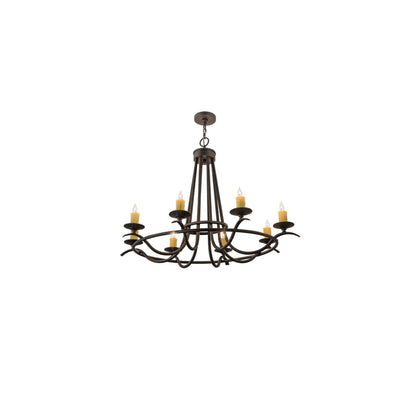 Octavia 8 Light 38" Wide Taper Candle Style Chandelier