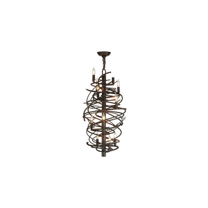 Cyclone 13 Light 24" Wide Taper Candle Style Chandelier