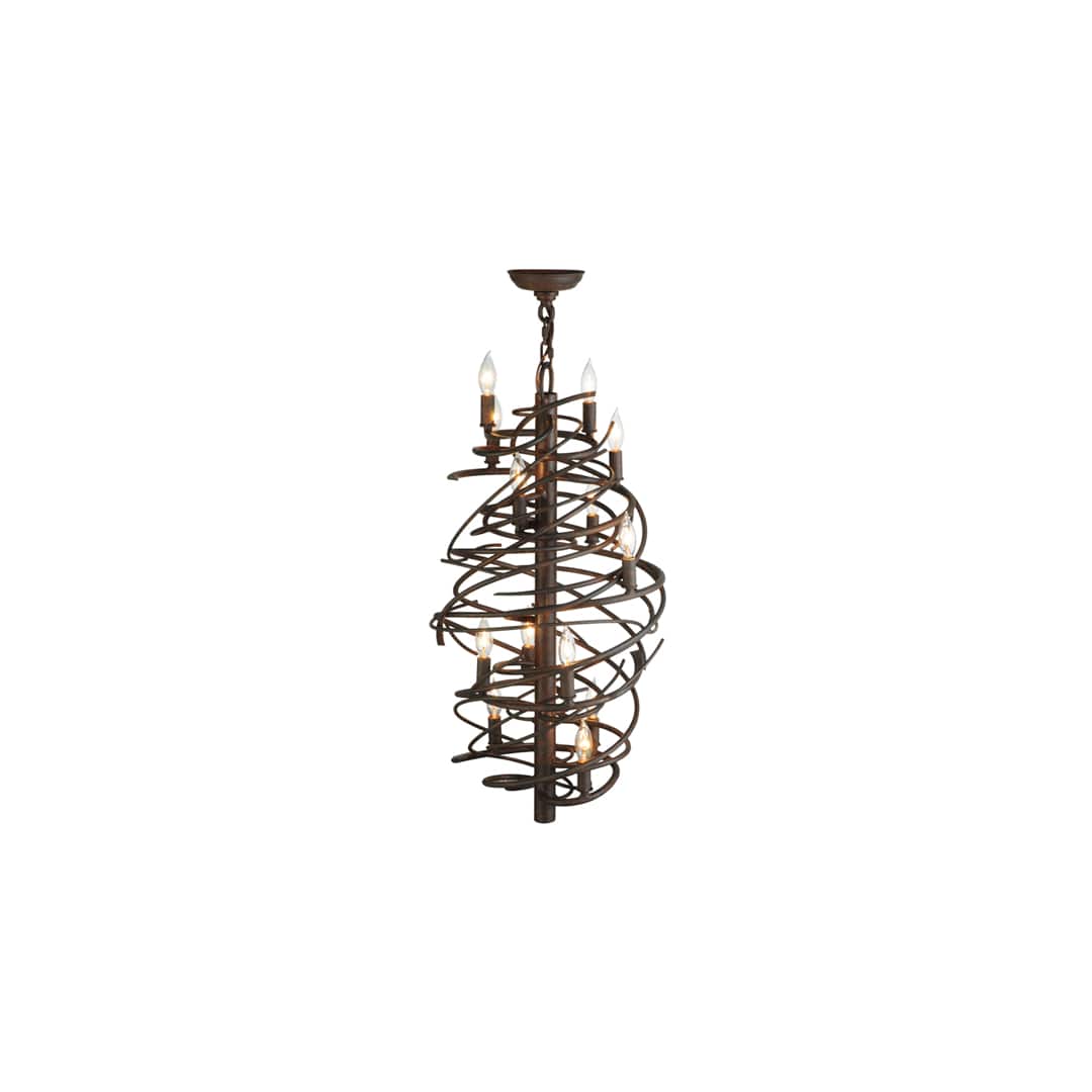 Cyclone 13 Light 24" Wide Taper Candle Style Chandelier