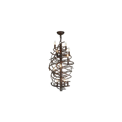 Cyclone 13 Light 24" Wide Taper Candle Style Chandelier