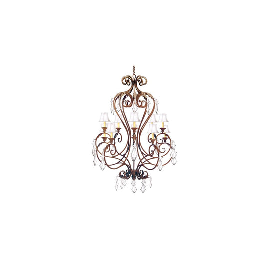 Josephine 10 Light 42" Wide Crystal Chandelier