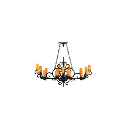 Kean 20 Light 34" Wide Pillar Candle Style Chandelier