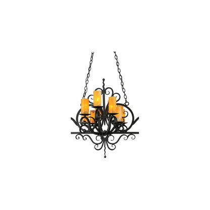 Kean 20 Light 34" Wide Pillar Candle Style Chandelier