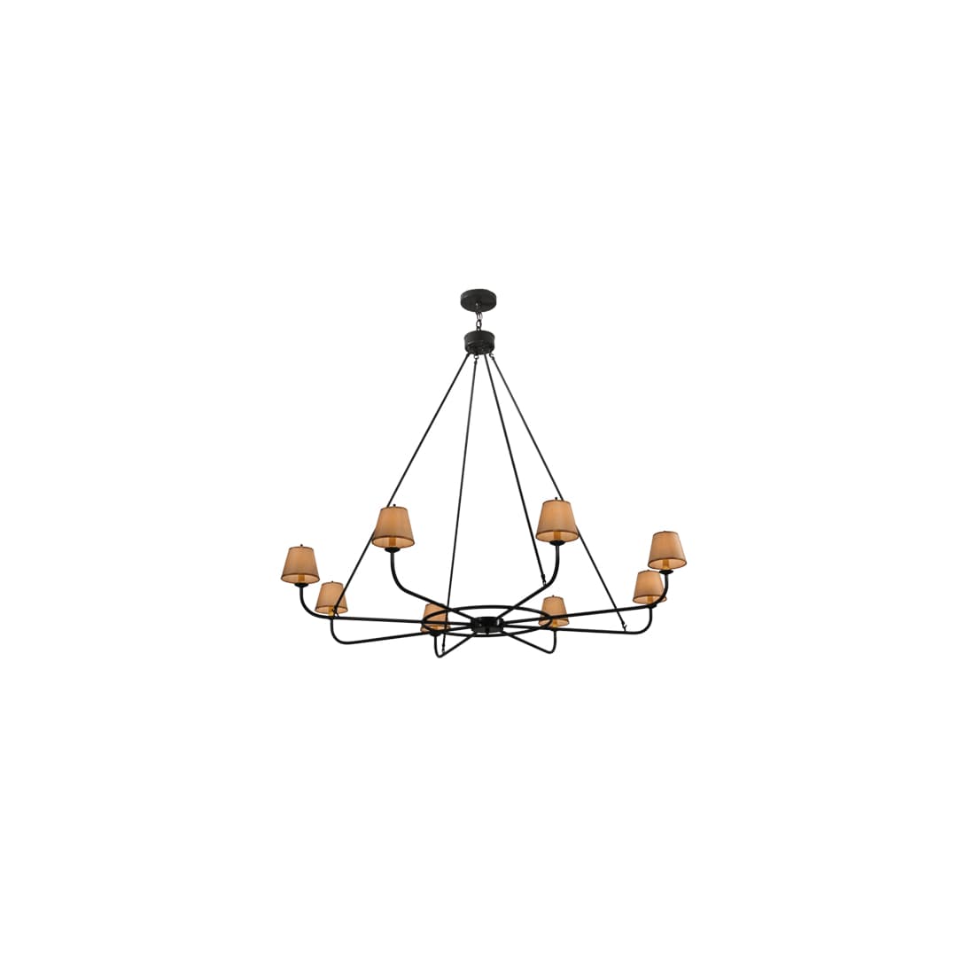 Brach Ring 8 Light 62" Wide Chandelier